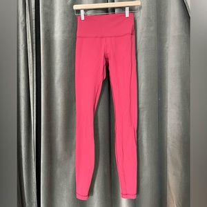 Lululemon Wunder Under High-Rise Tight 31” Full-On Luon size 6 in Chianti